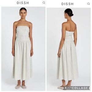 DISSH Strapless AYLA midi dress